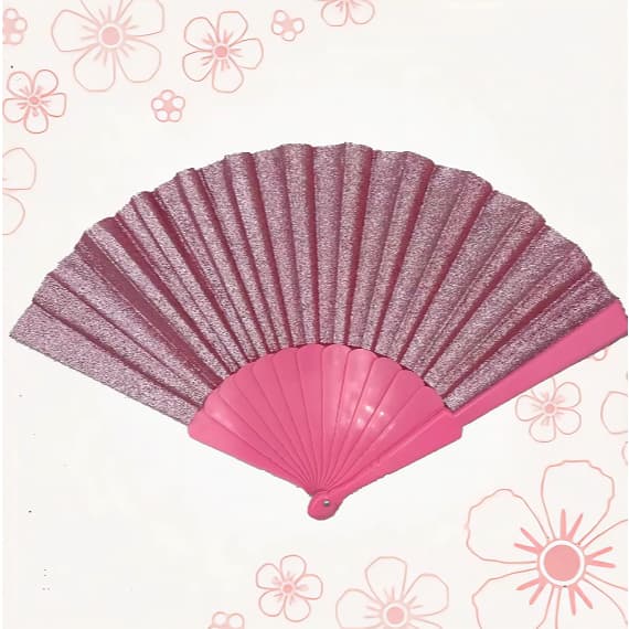 leque estiloso com glitter perfeito para todas as ocasiões