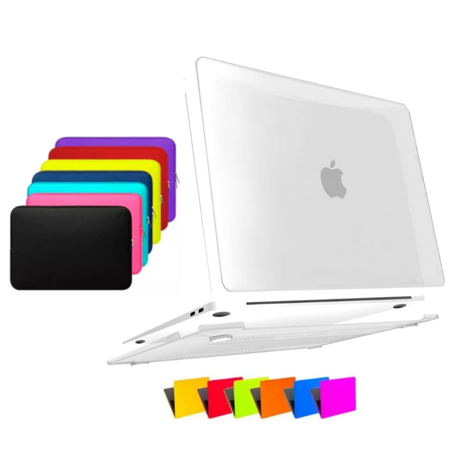 Kit Capa Case Para Macbook Pro 13 Polegadas Retina A1502 A1425 + Bag Neoprene