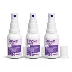 Kit Com 3 Unidades Removex Sensitive Spray 30ml