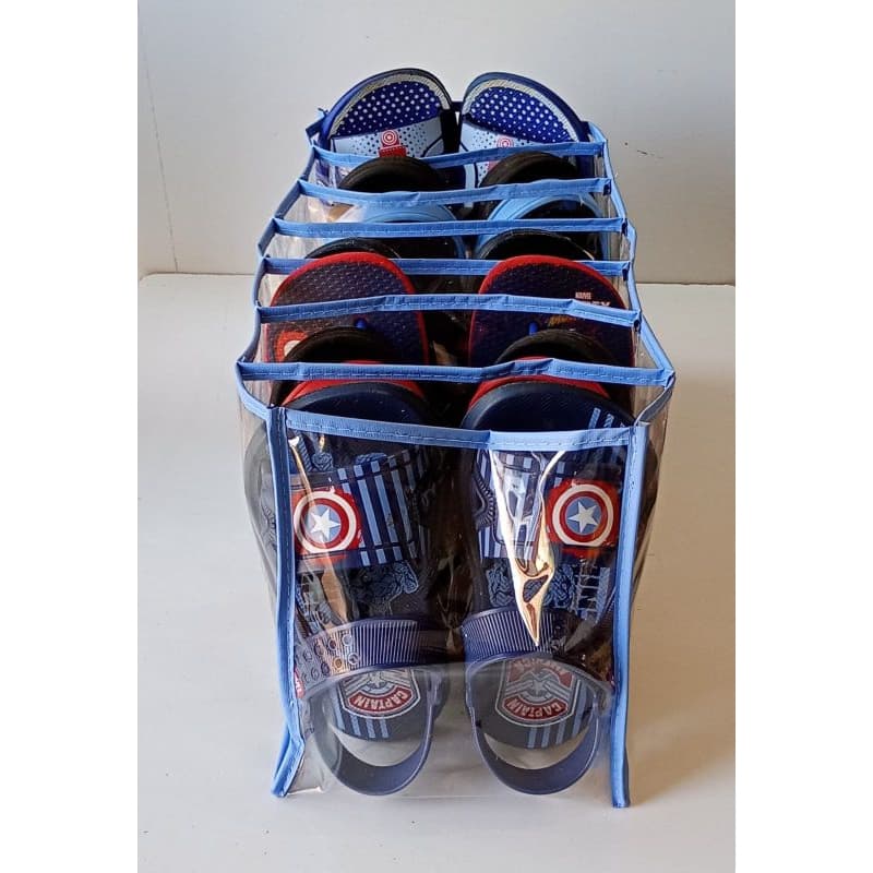 Kit Com 2 Organizadores de Sapatos Infantil Tamanho de 2 a 5 anos