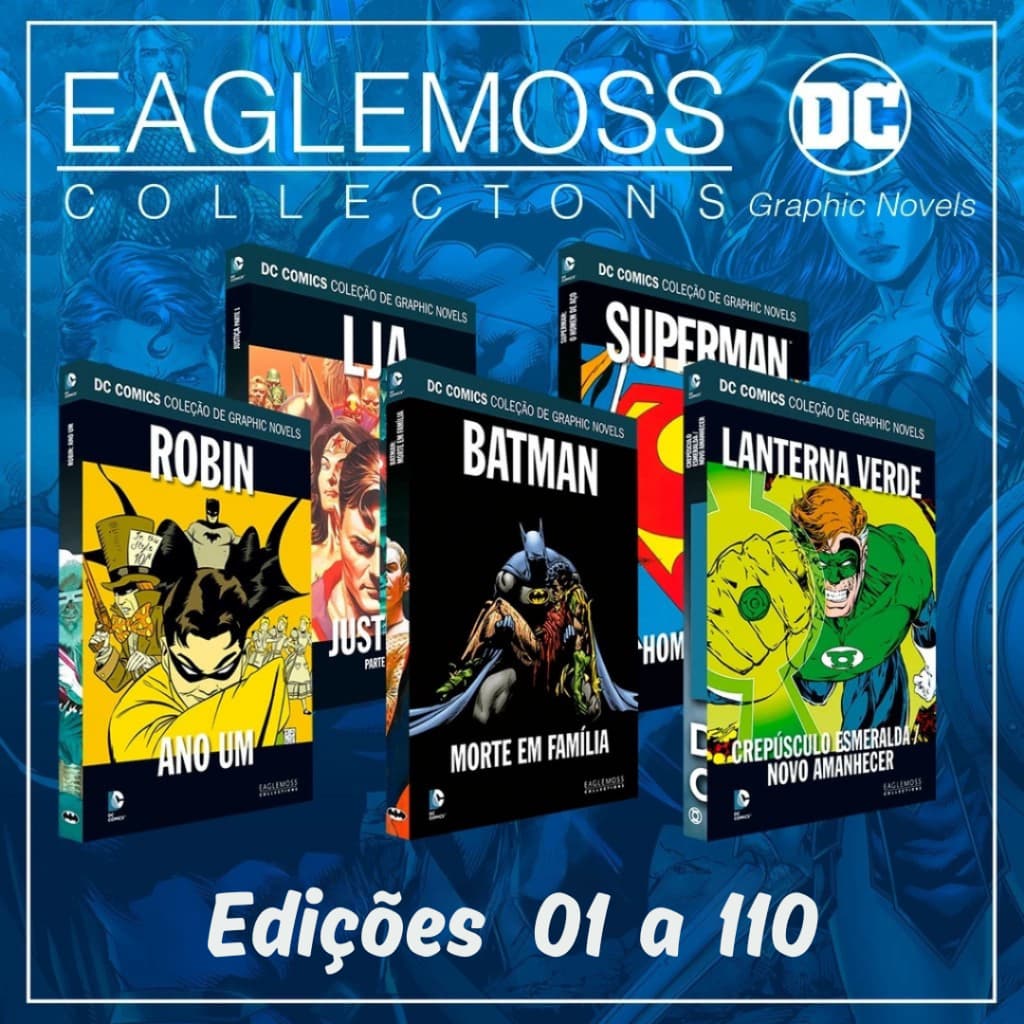 HQs Eaglemoss  - DC Comics Graphic Novels - Capa Dura - Divesos Números para escolher