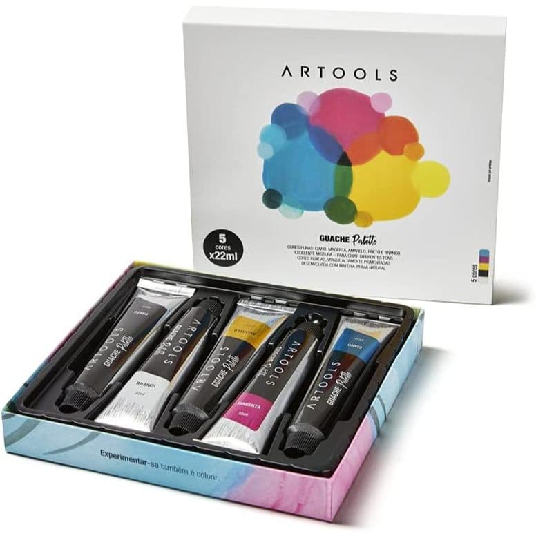 Tinta Guache Artools Palette 22ml - 5 Cores
