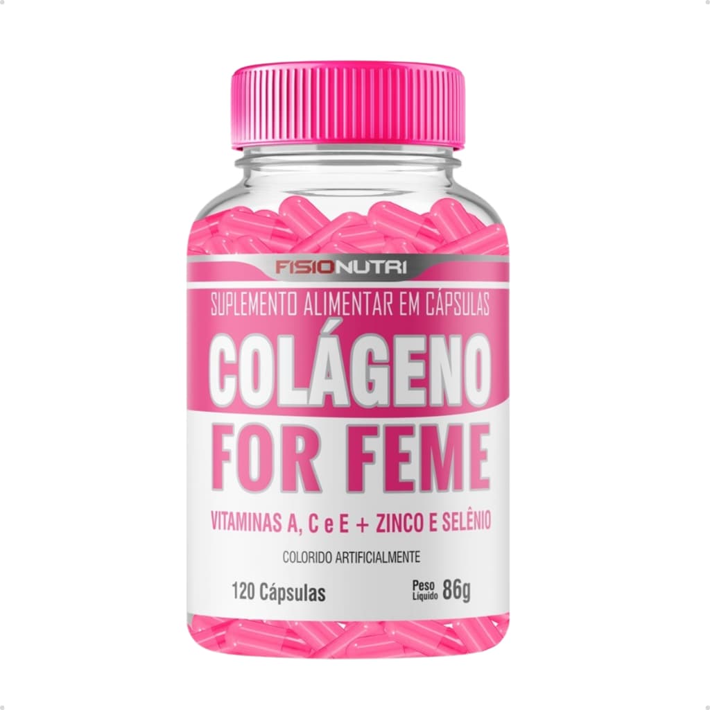 Colágeno Hidrolisado C/ Betacaroteno + Vitamina C 120 cáps.