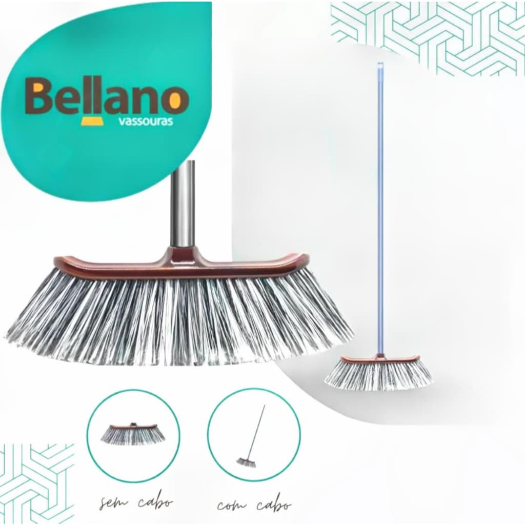 Vassoura Italiana Cerdas Macia  Porcelanato e Cerâmicas Cerdas Macia