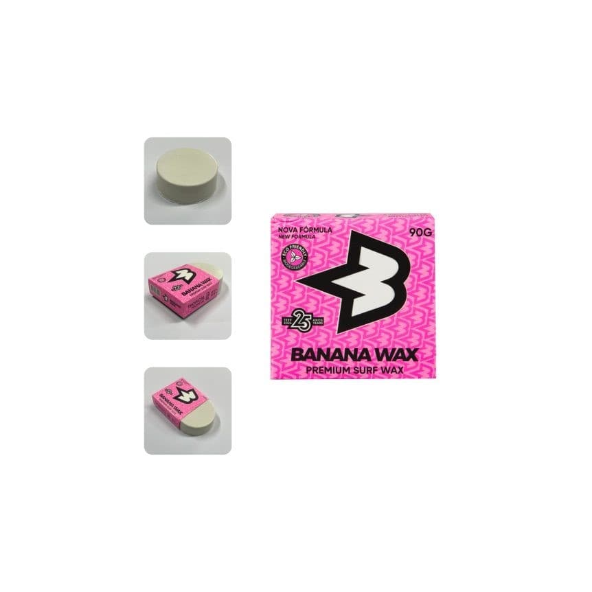 Kit C/ 2 Parafinas Tropical Premium Banana Wax P/ Surf - Lançamento