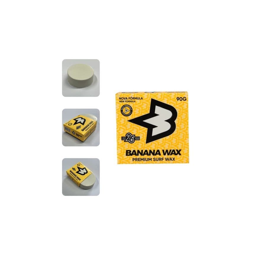 Kit C/ 2 Parafinas Quente Premium Banana Wax P/ Surf - Lançamento