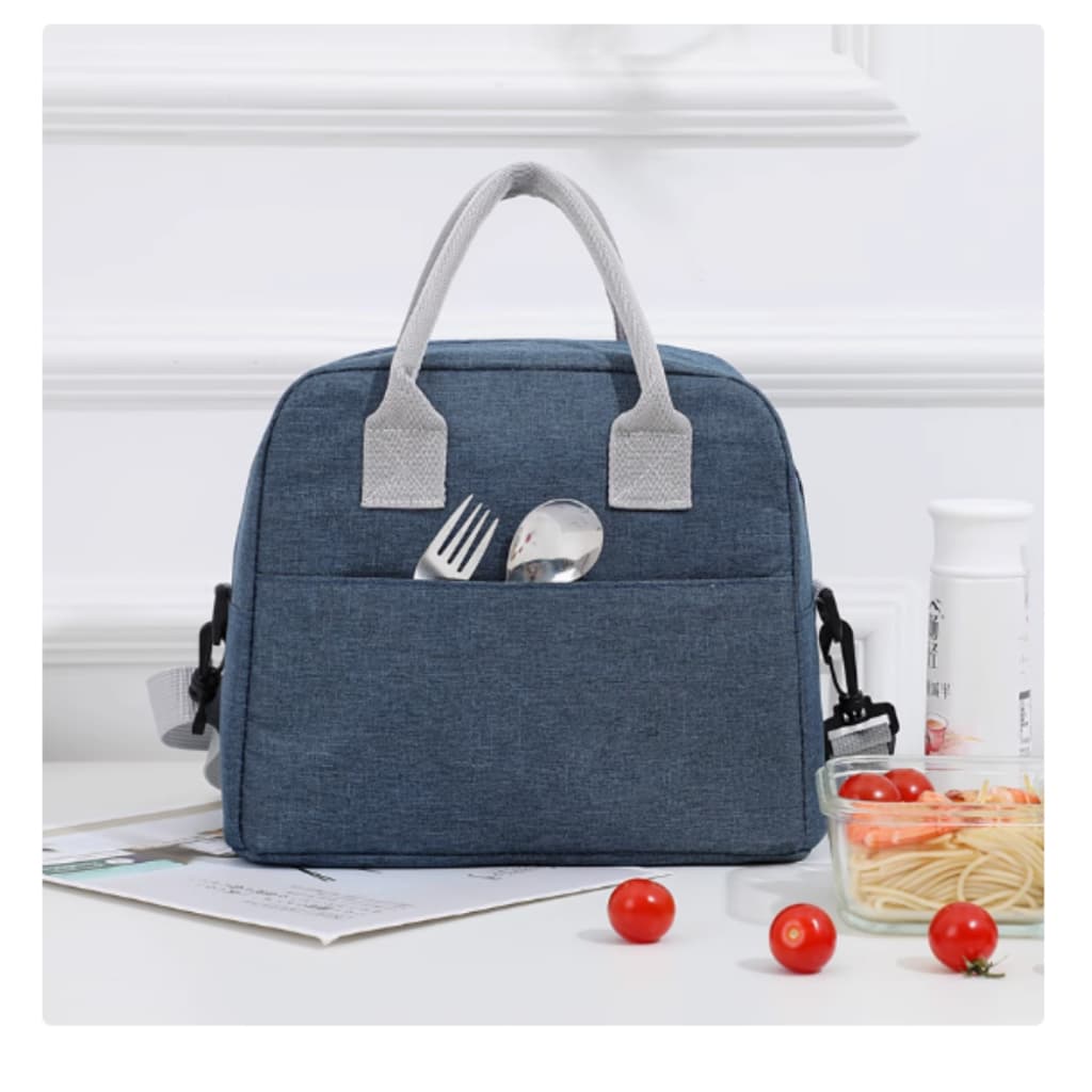 Bolsa Térmica Lancheira Para Marmita Com Alça Dupla