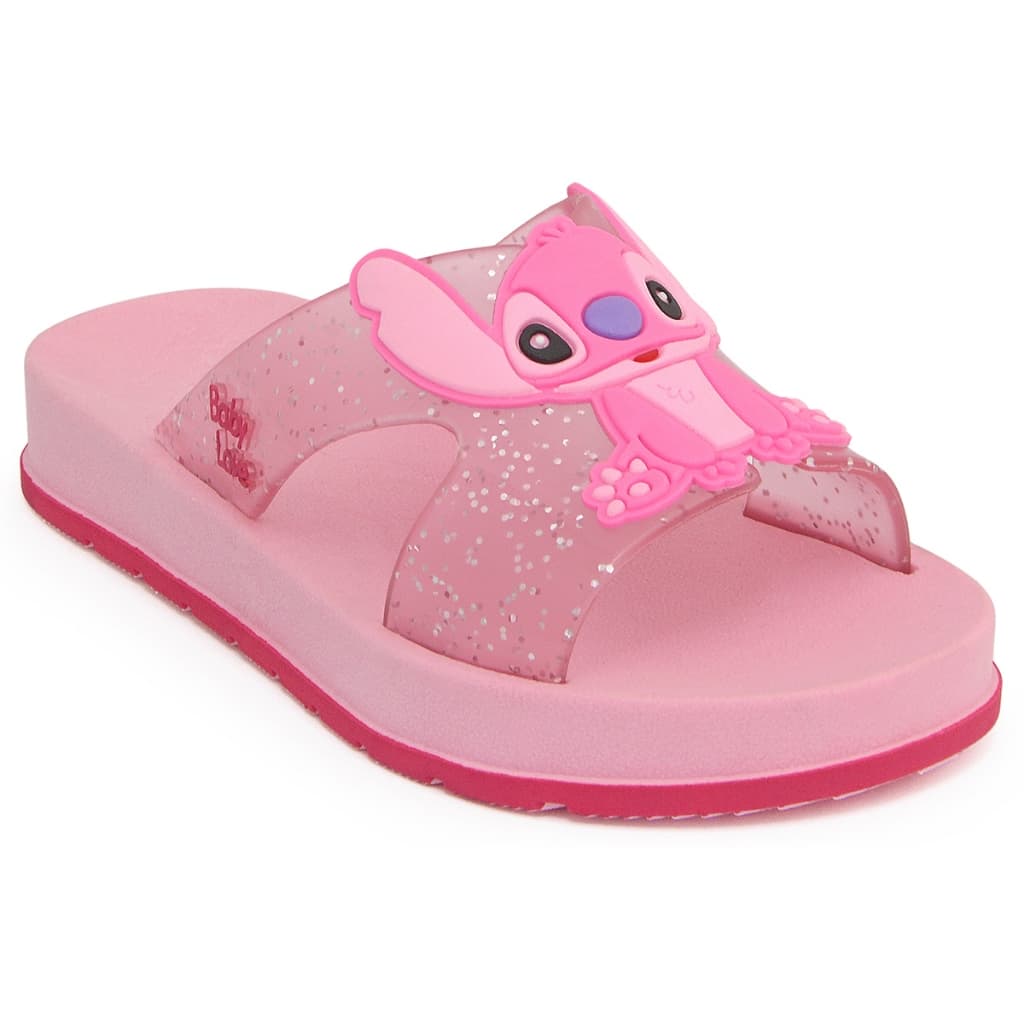 Sandália Stitch Infantil Menina Feminina Confortável Leve