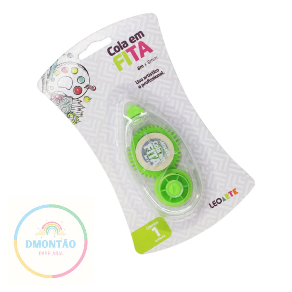 Cola Em Fita Leo Leo 8 Mm X 8 Mm Leonora Office Escritório