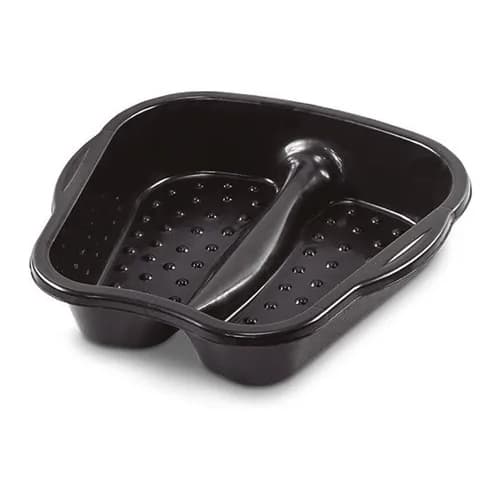 Bacia Pedicure Para Pés Preta Multiuso Profissional