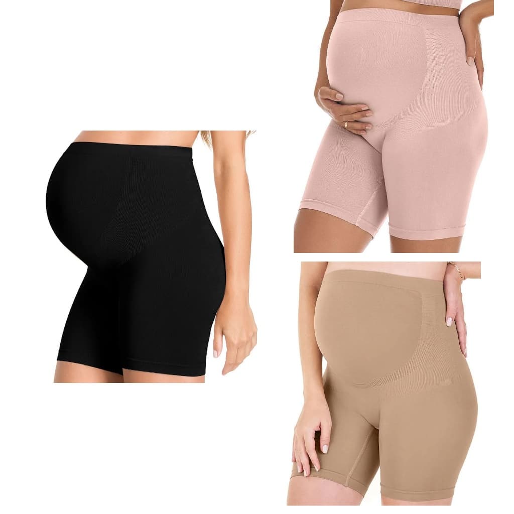 Bermuda Maternity Zee Rucci ZR0210-002 Super Promoção Gestante Grávida sem Costura Original Nota Fiscal