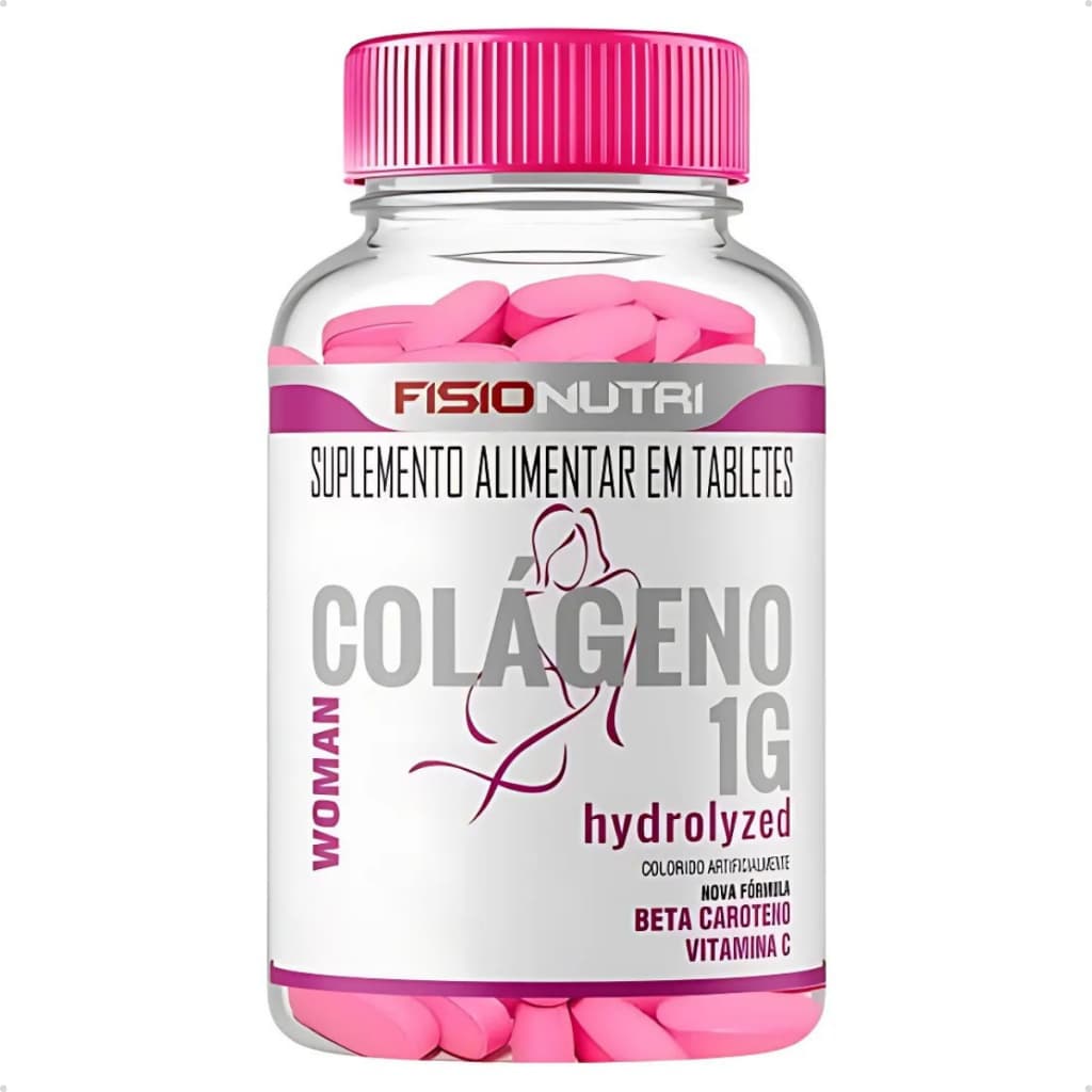 Colágeno Hidrolisado 1g Betacaroteno + Vit C 120 Tabletes