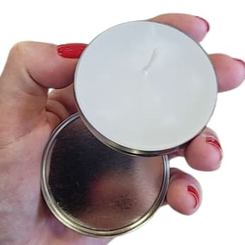 100 Unidades Vela na Latinha para Lembrancinha SEM PERSONALIZAR