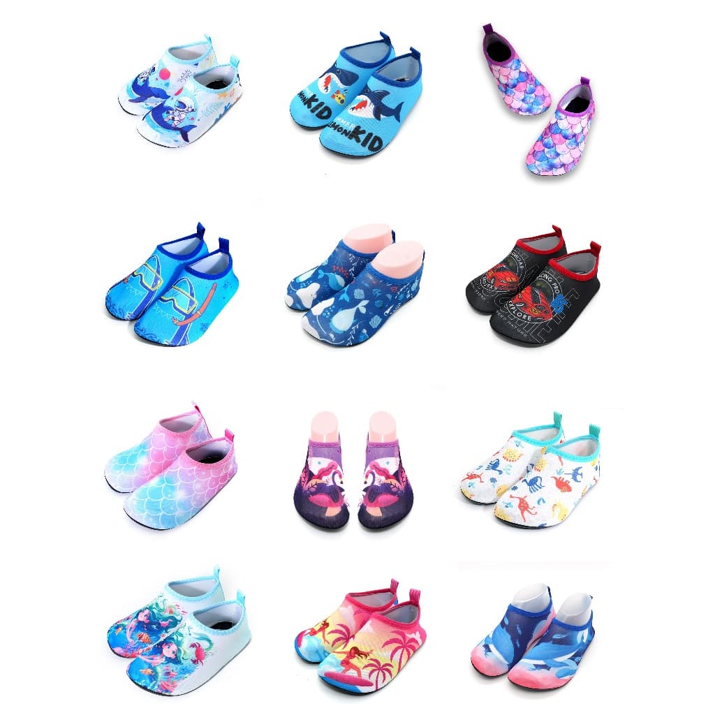 Sapatos De Praia Água Anti-derrapante De Natação Descaça Pés Sapatos De Mergulho Criança