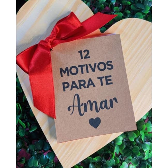 12 motivos para te amar- Revelaçao Mini Fotos Polaro com 12 frases -presente romântico -namorada.Natal.