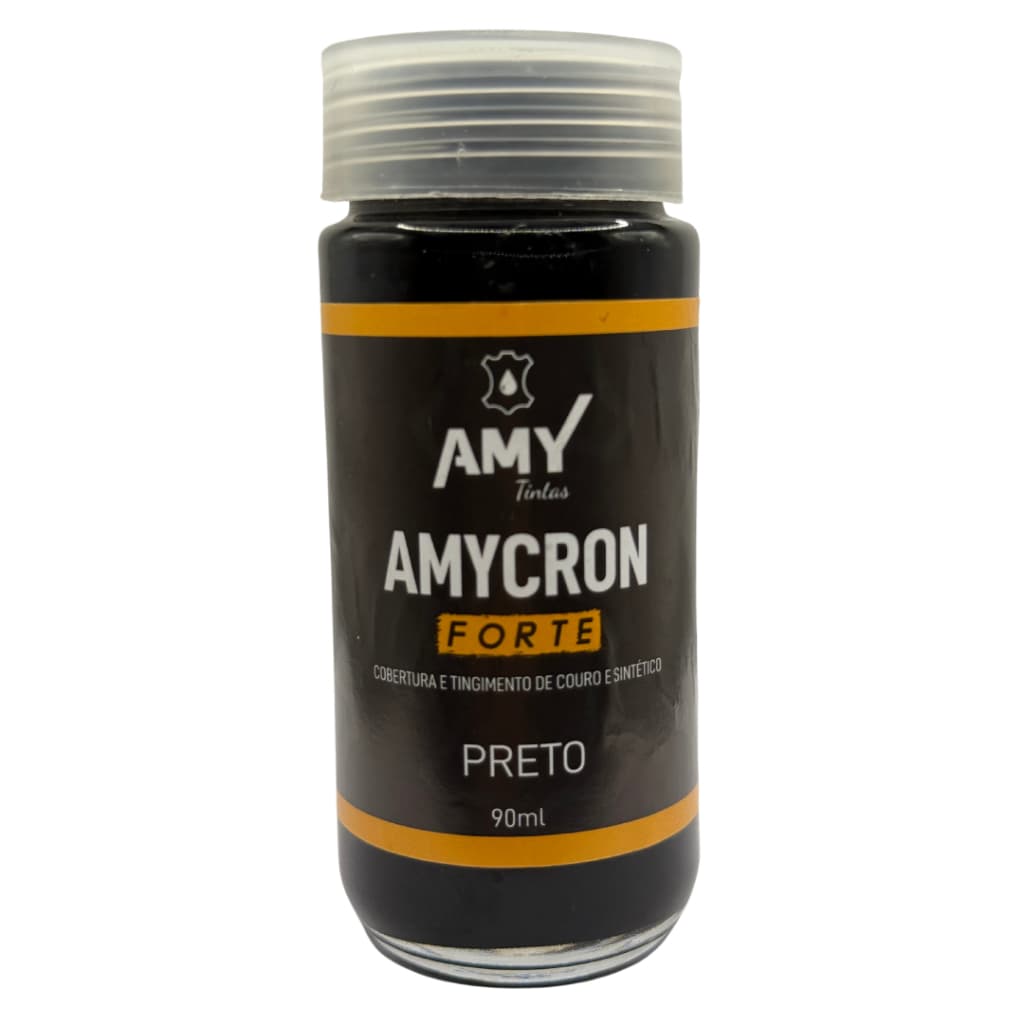 Tinta Amycron Forte 90ml - Restaura e Protege Couro com Eficiência e Economia