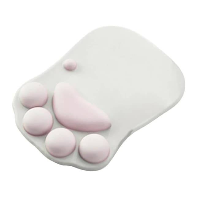 Mousepad Ergonômico Apoio Patinha 3D Pet Gato Cachorro fofo