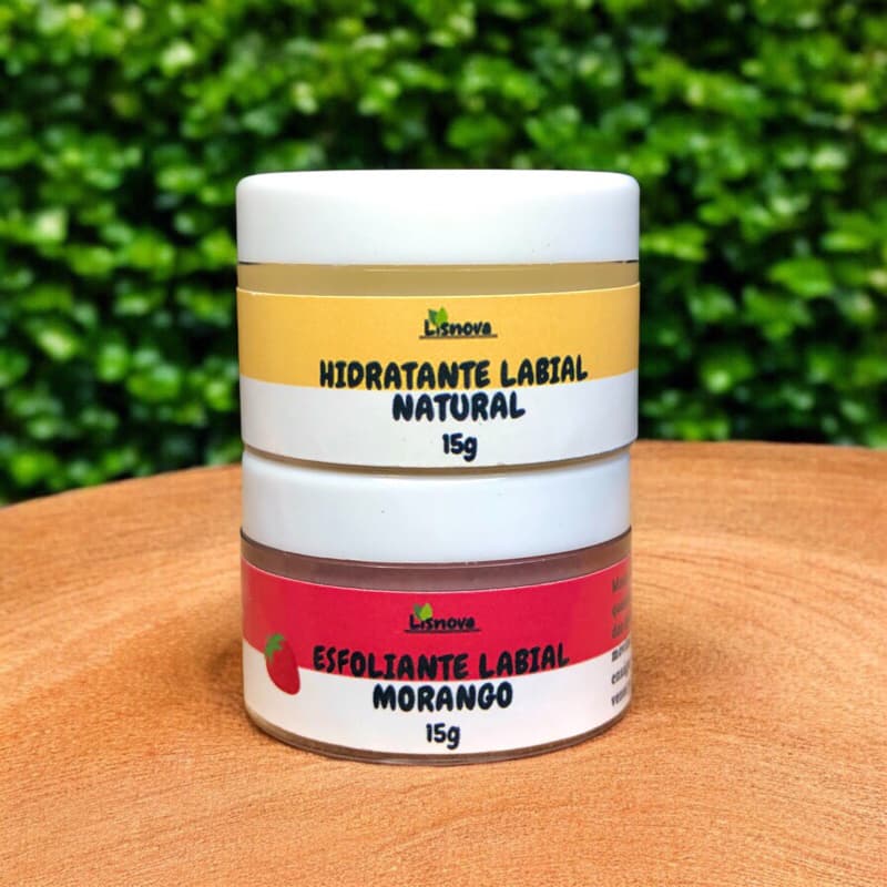 Kit Spa Labial | Esfoliante e Balm Labial - Vitamina E | Vegano