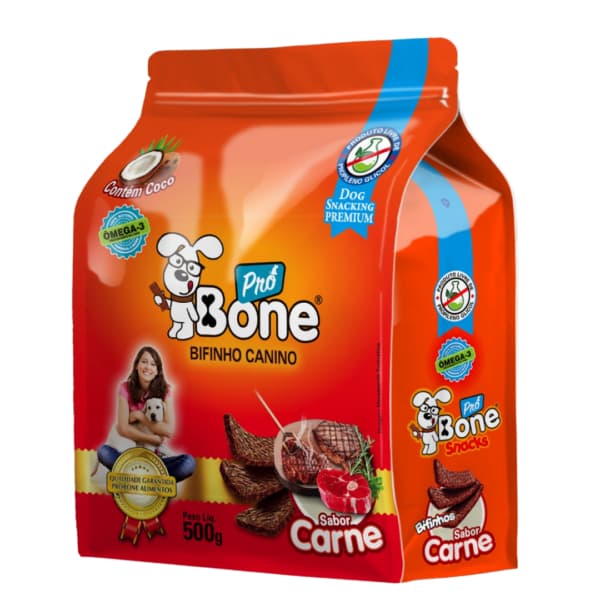 Bifinho Canino Refil sabor Carne 500g