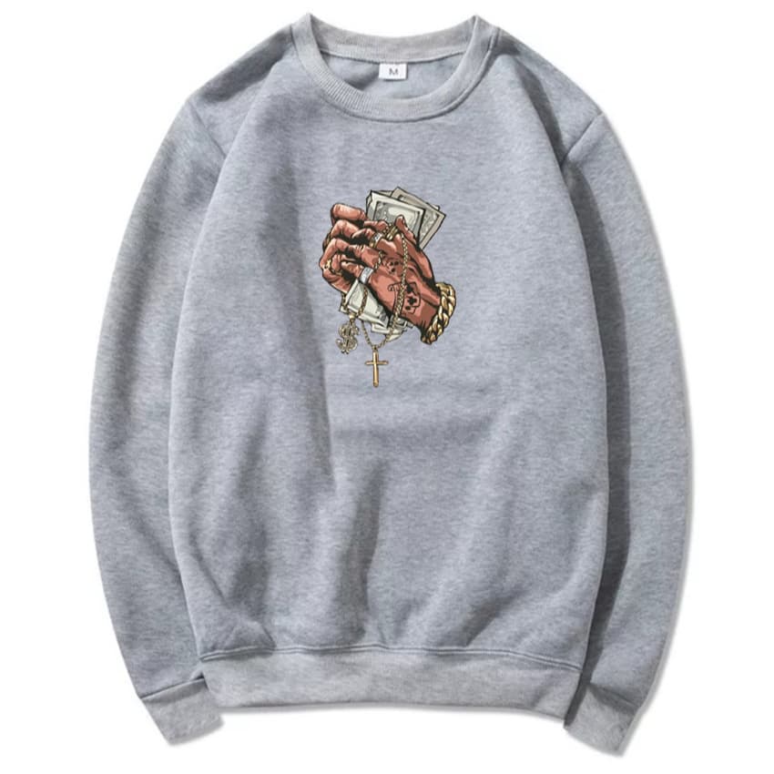 Suéter Unissex Lançamento Ostentação Tecido de Alta Qualidade Flanelado