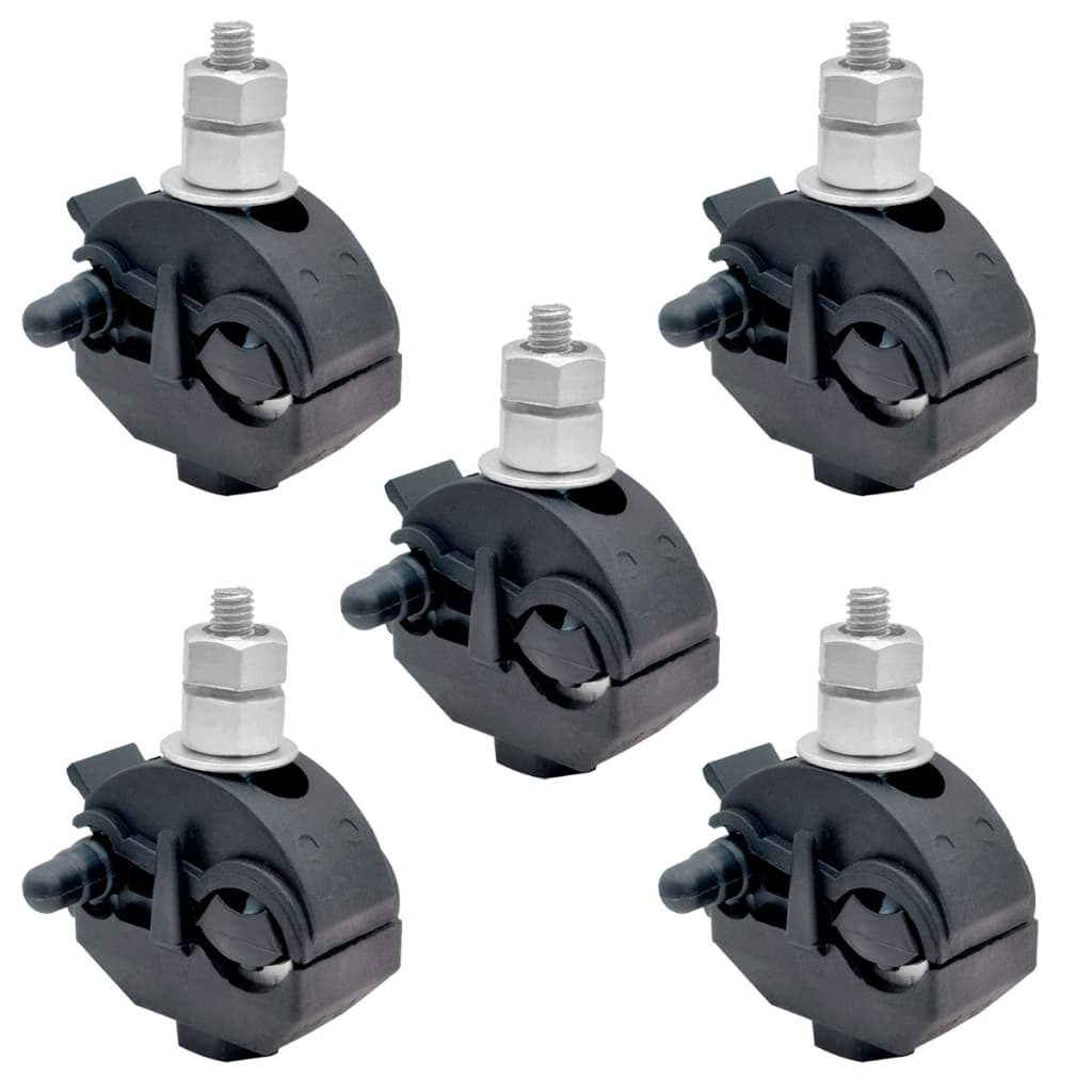 5 Conector Cdp Perfurante 10-95mm Derivação 1,5-10mm Emenda Morcego Piranha Vampiro