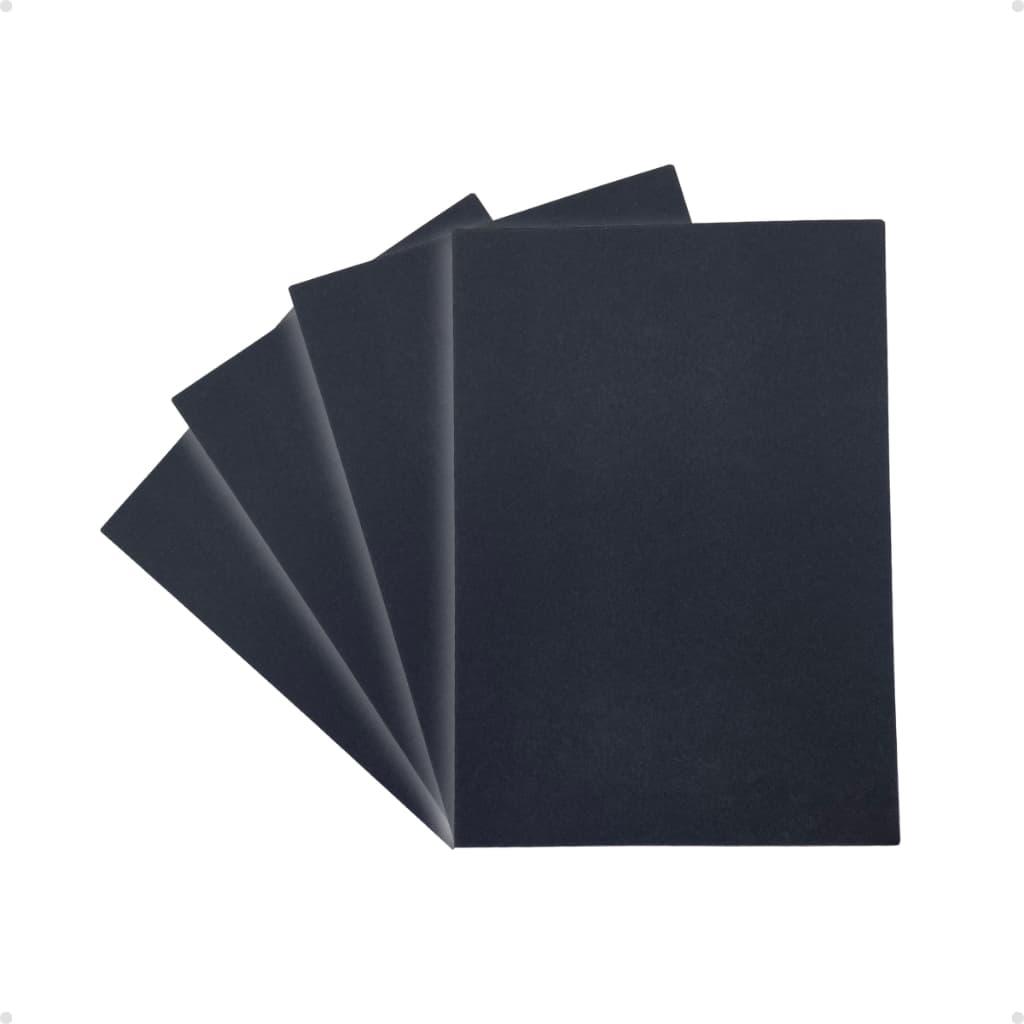 Papel Diplomata Preto 180g A4 10 - 100 Folhas Color Plus Masterprint