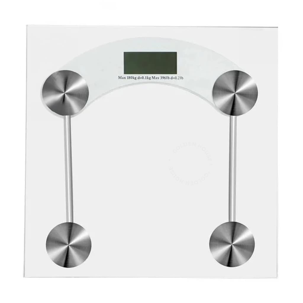 Balança  Digital Corporal Fitness  Vidro Temperado Até 180kg