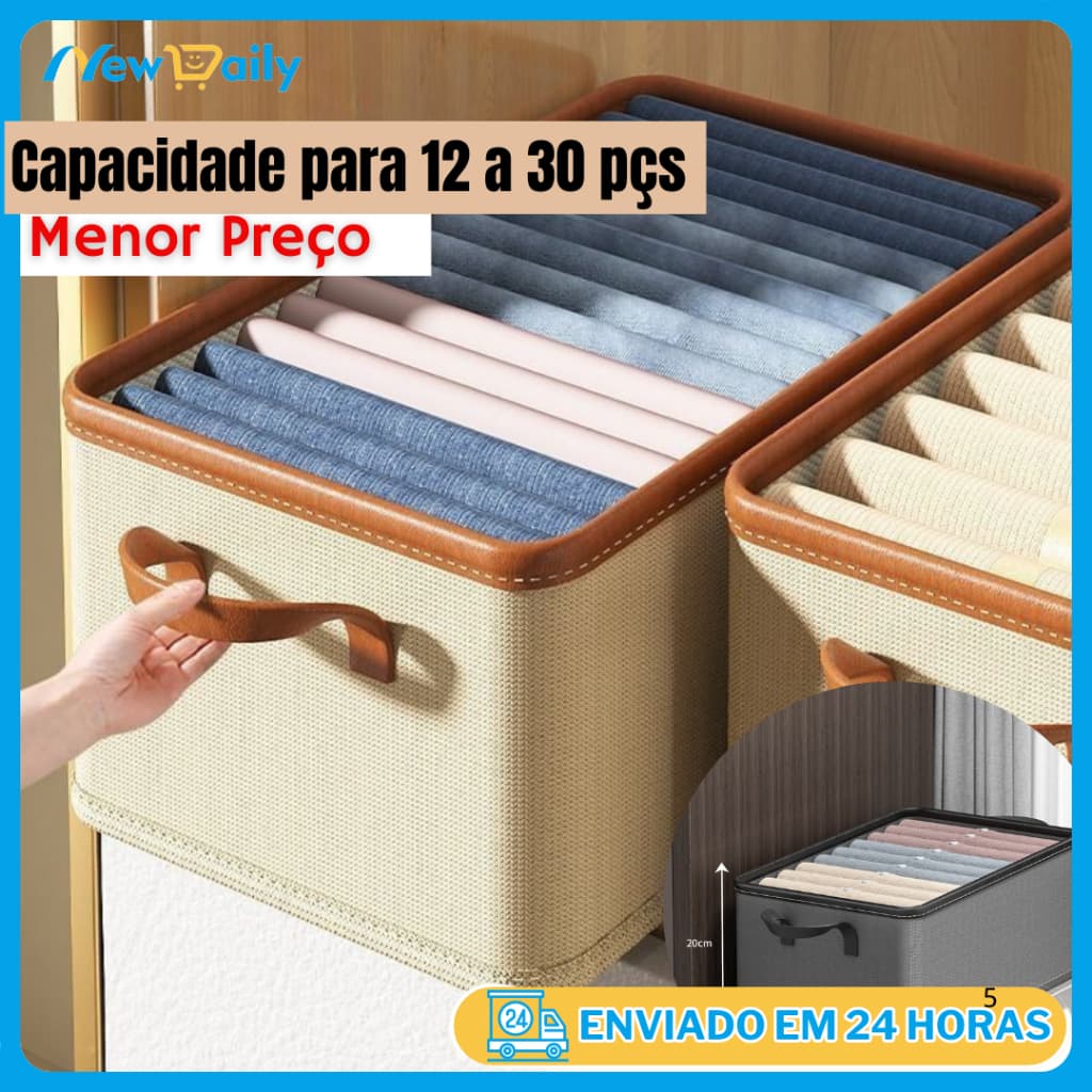 Organizadora de Calça Jeans/Camiseta/Roupas Arrumados Caixa Dobrável OG-18-ND/OG-19-ND