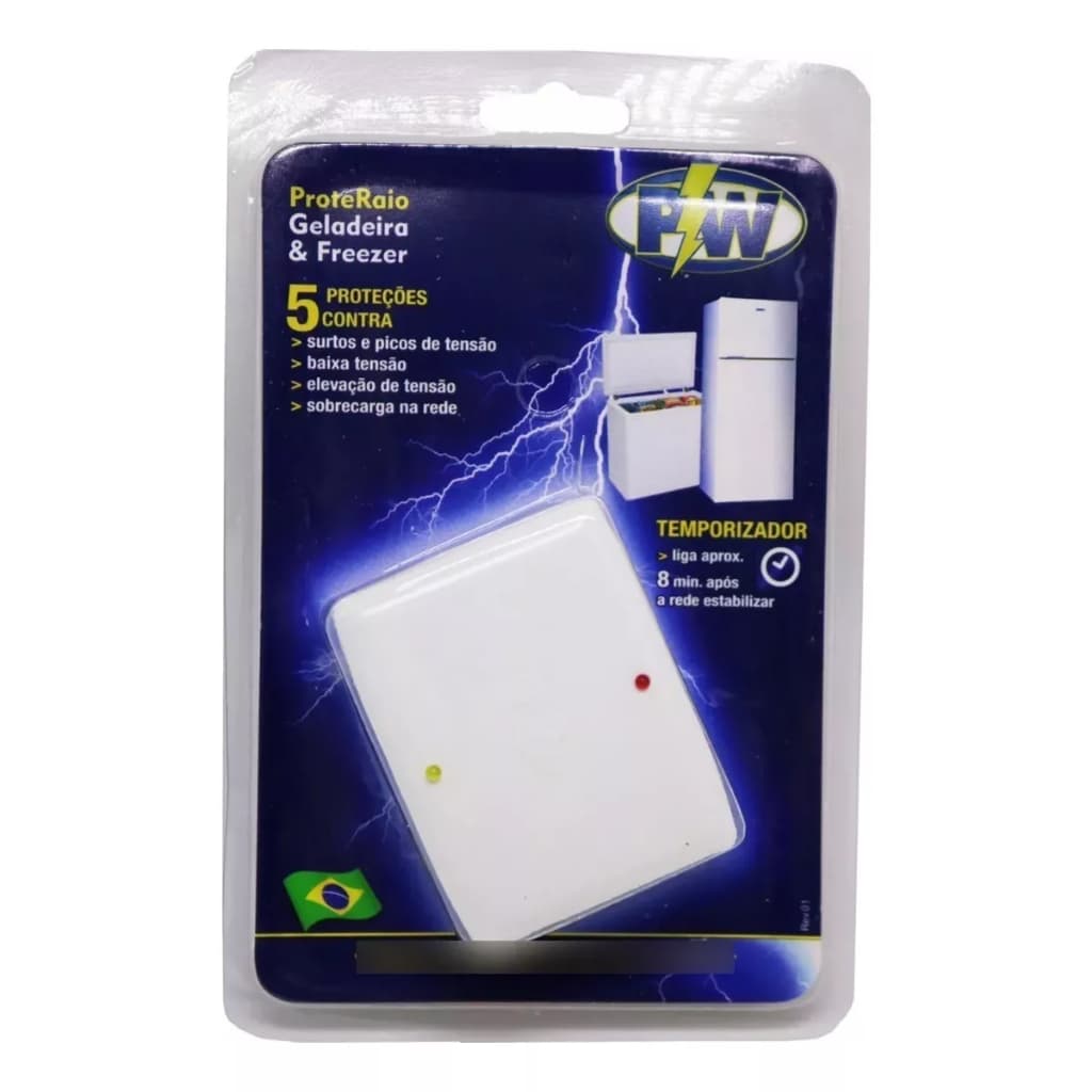 Protetor De Geladeira Freezer Quedas De Energia Raios 127v