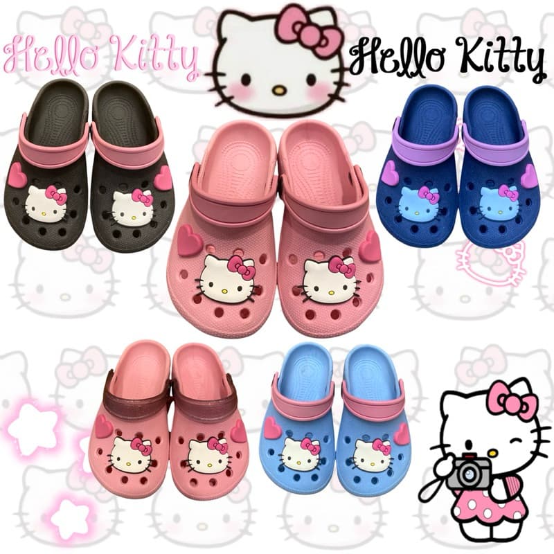 BABUCHE HELLO KITTY INFANTIL ESCOLAR CALCE FÁCIL