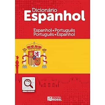 LIVRO DICIONÁRIO ESPANHOL PORTUGUÊS DE BOLSO - 368 PÁGINAS