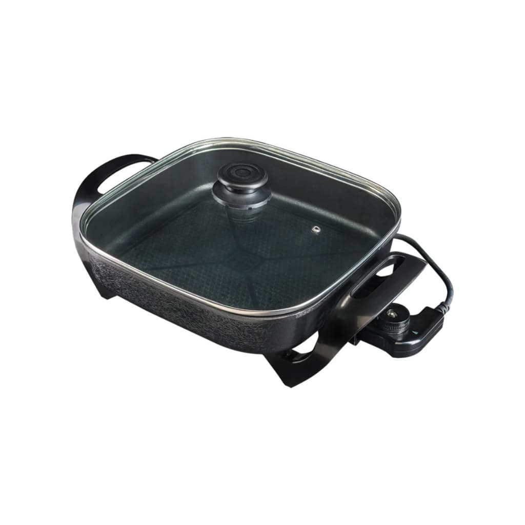 Panela Elétrica Mangiare 30cm 127V Apeq01i-01 1500w Quadrado Preto Agratto
