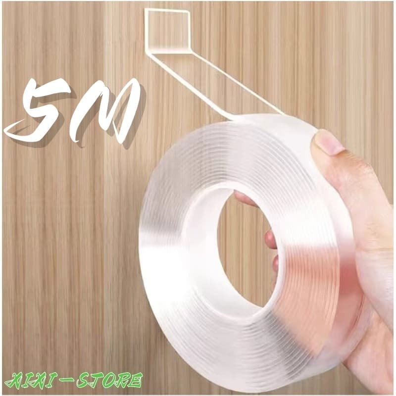 5 METROS Fita Adesiva Dupla Face à Prova d'Água, Nano, Transparente, Anti-Míldio, Linda, Fita Adesiva de Costura