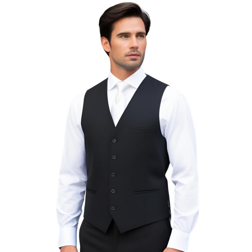 Colete Social Masculino Slim Oxford Para Ternos - Promoção