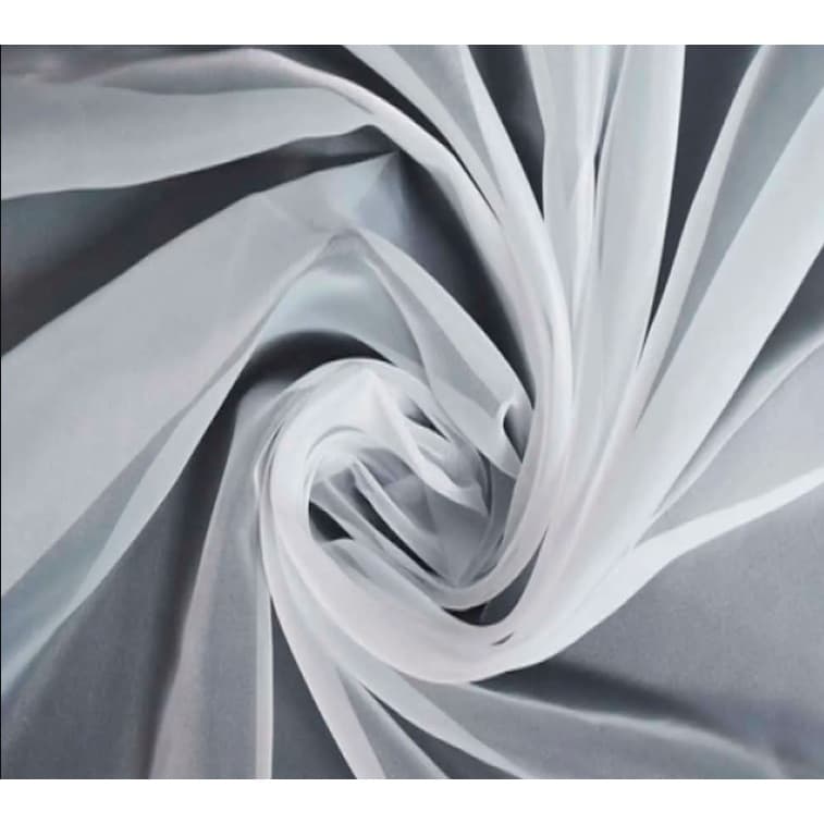 Tecido Voil Voal Branco 3,00 metros para cortinas decoração festa eventos