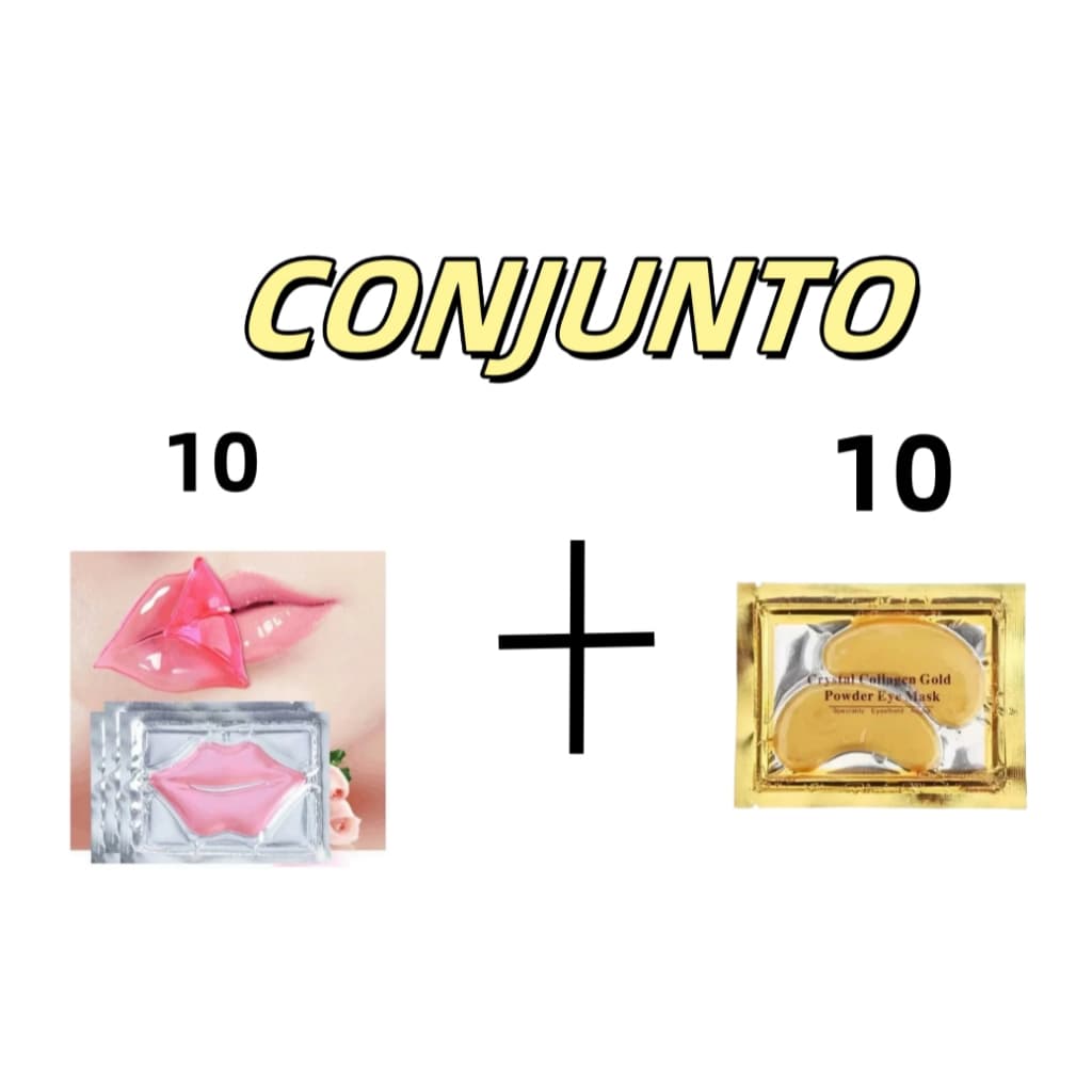 KIT COM  10 unidade Máscara De Mel + 10 Skincare Hidratação de Olheira com Colágeno