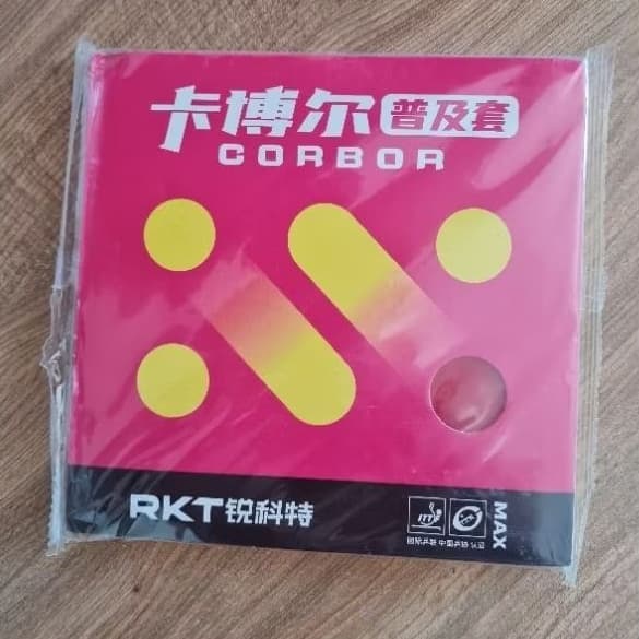 Borracha Reactor Corbor Vermelha/Preta ITTF para raquete de Tênis de mesa/ Ping Pong