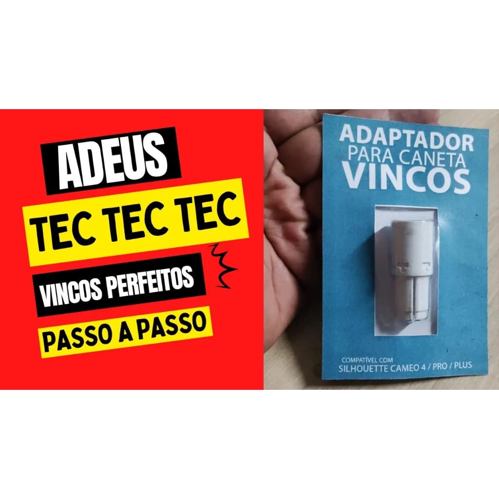 Adaptador para ferramenta de vincos - cameo 4/5/ 5 Alpha  portrait 3/4