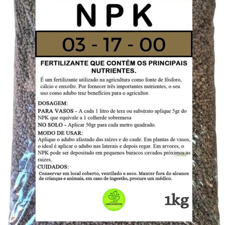 Adudo Fertilizante Super Fosfato Simples Npk 031700 Hortaliças Flores Rosas do Deserto