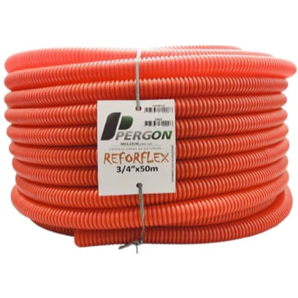 KIT Conduíte Corrugado Laranja com até 100MTS  - Eletroduto 3/4  25mm(DN)