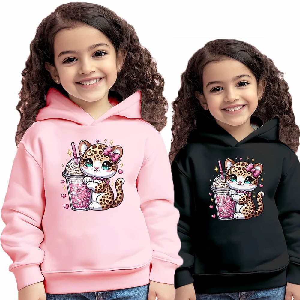 Moletom Infantil Menina Kit 2 Blusas  Personalizado escolha tamanhos e cores com capuz Qualidade Premium Promoção