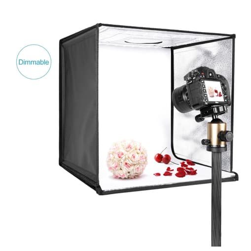 Mini Estúdio Portátil 60x60 Cabine Fotografica com Iluminação Led Usb