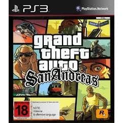 Grand Theft Auto: San Andreas (PS3) para desbloqueio (hen) midia fisica