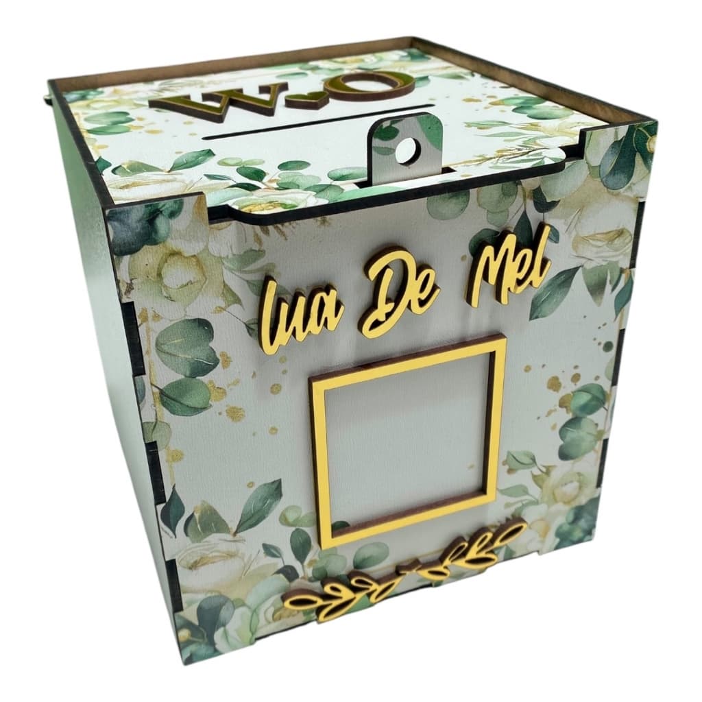 CAIXA PERSONALIZADA LUA DE MEL OU GRAVATA PARA CASAMENTO