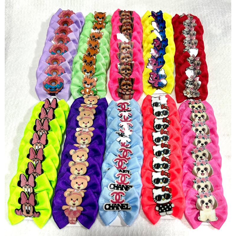 70 Laços Pet Luxo Banho Tosa para Cachorros Acessorios Pet com Pelo