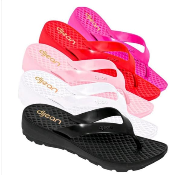 CHINELO FEMININO ANABELA DIJEAN TRATORADO ESPORÃO ORTÓPEDICO CONFORTÁVEL (ENVIO IMEDIATO)