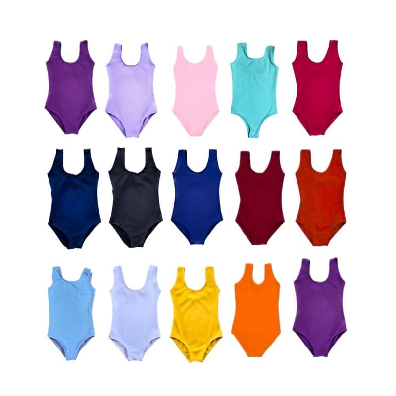 Collant colorido Infantil (REGATA) Cores variadas para Ballet ou Dia a dia