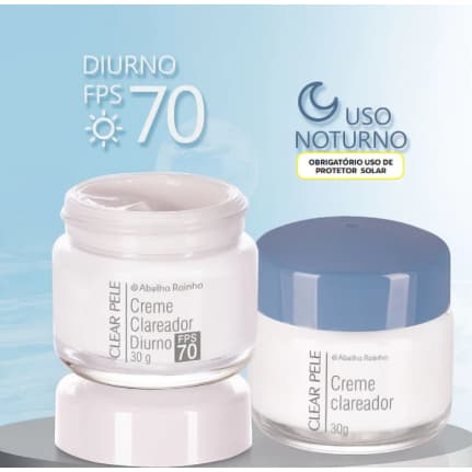 Clear pele - creme clareador 30g