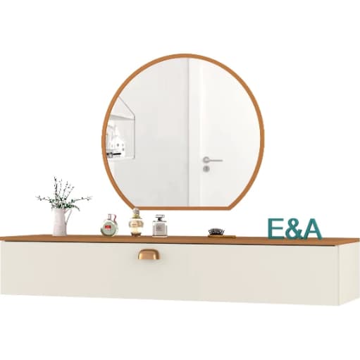 QUEIMA DE ESTOQUE! Penteadeira Com Gaveta 100CM Console Camarim E&A - Cores