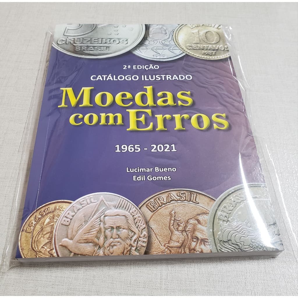 Catálogo Moedas Erros - 2ª Edição Livro Oficial